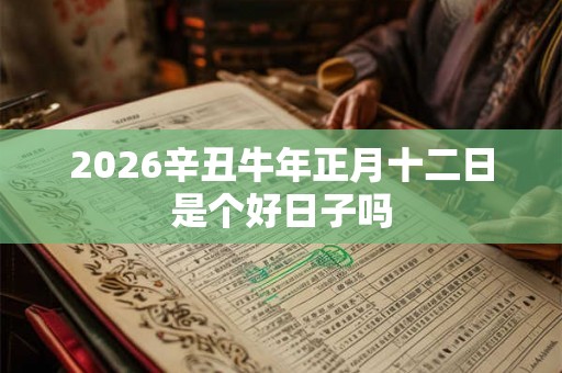 2026辛丑牛年正月十二日是个好日子吗 2026辛丑牛年正月十二日是个好日子吗