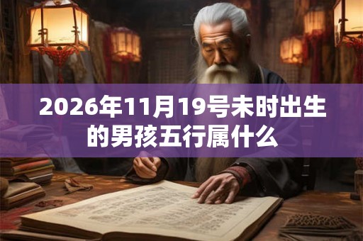 2026年11月19号未时出生的男孩五行属什么