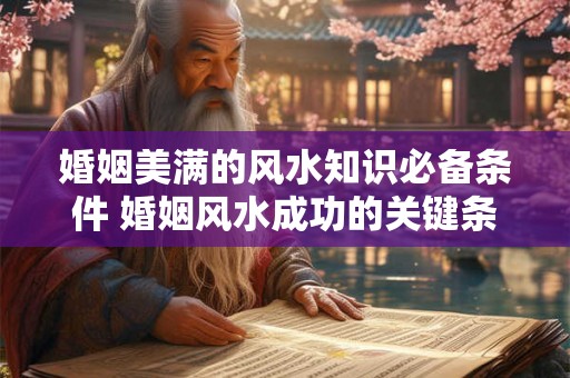 婚姻美满的风水知识必备条件 婚姻风水成功的关键条件是什么 婚姻美满的风水知识必备条件 婚姻风水成功的关键条件是什么