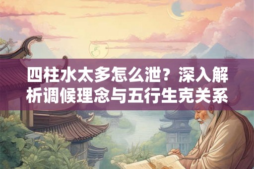 四柱水太多怎么泄？深入解析调候理念与五行生克关系