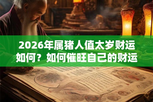 2026年属猪人值太岁财运如何？如何催旺自己的财运？