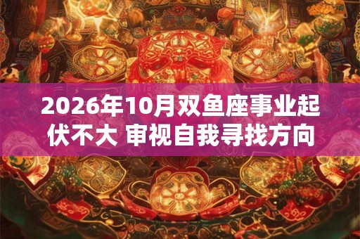 2026年10月双鱼座事业起伏不大 审视自我寻找方向