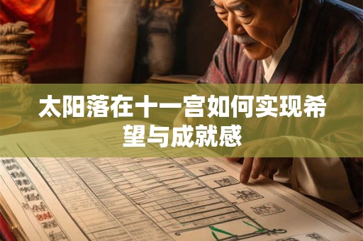 太阳落在十一宫如何实现希望与成就感