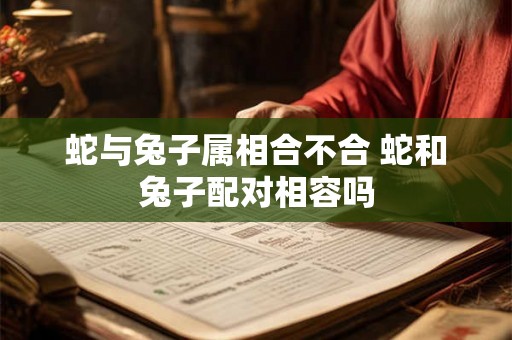 蛇与兔子属相合不合 蛇和兔子配对相容吗