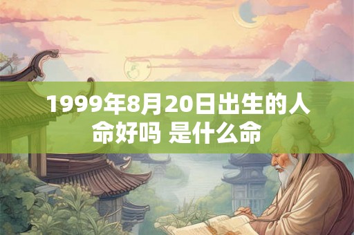 1999年8月20日出生的人命好吗 是什么命 1999年8月20日出生的人命好吗 是什么命