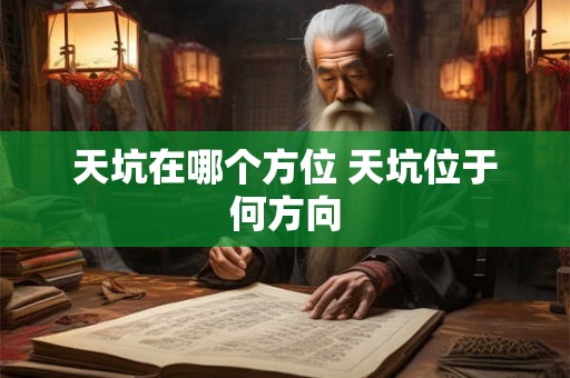 天坑在哪个方位 天坑位于何方向