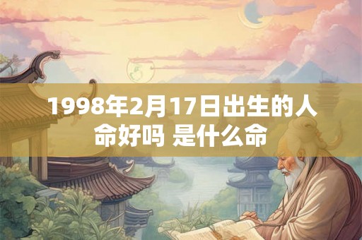 1998年2月17日出生的人命好吗 是什么命
