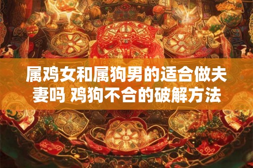 属鸡女和属狗男的适合做夫妻吗 鸡狗不合的破解方法