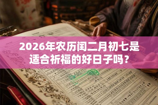 2026年农历闰二月初七是适合祈福的好日子吗? 2026年农历闰二月初七是适合祈福的好日子吗?
