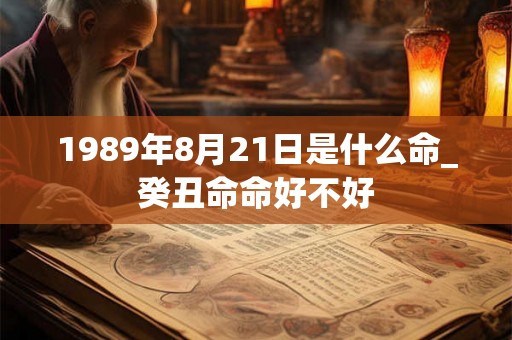 1989年8月21日是什么命_癸丑命命好不好