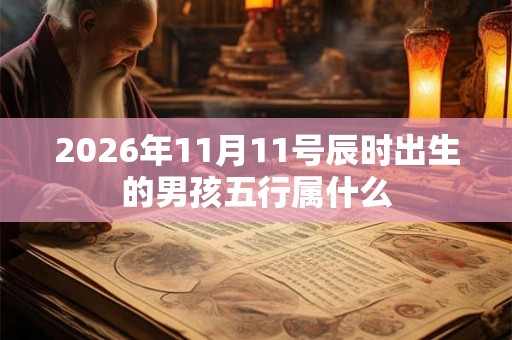 2026年11月11号辰时出生的男孩五行属什么 2026年11月11号辰时出生的男孩五行属什么