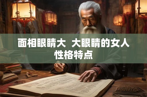 面相眼睛大  大眼睛的女人性格特点