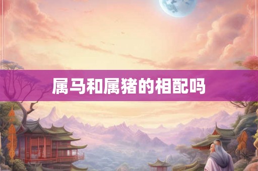 属马和属猪的相配吗