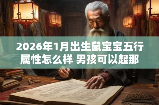 2026年1月出生鼠宝宝五行属性怎么样 男孩可以起那些名字 2026年1月出生鼠宝宝五行属性怎么样 男孩可以起那些名字