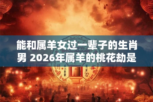能和属羊女过一辈子的生肖男 2026年属羊的桃花劫是谁