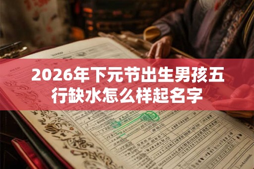 2026年下元节出生男孩五行缺水怎么样起名字
