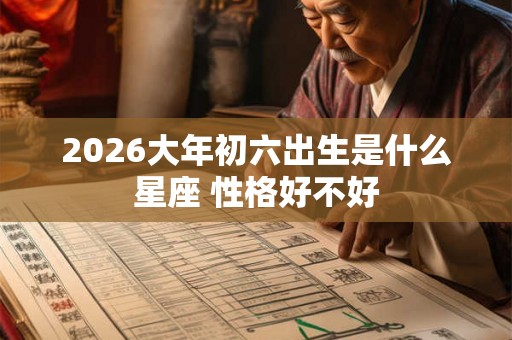 2026大年初六出生是什么星座 性格好不好 2026大年初六出生是什么星座 性格好不好