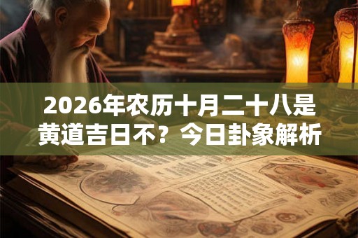 2026年农历十月二十八是黄道吉日不？今日卦象解析