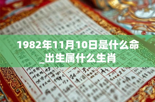 1982年11月10日是什么命_出生属什么生肖