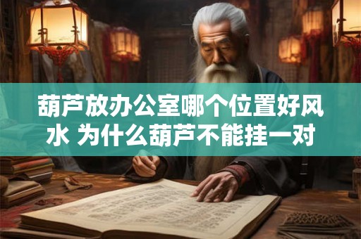 葫芦放办公室哪个位置好风水 为什么葫芦不能挂一对