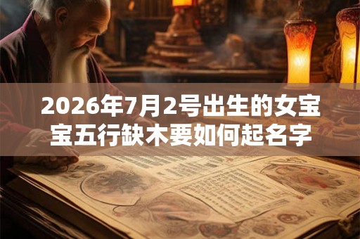 2026年7月2号出生的女宝宝五行缺木要如何起名字