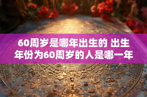 60周岁是哪年出生的 出生年份为60周岁的人是哪一年出生的