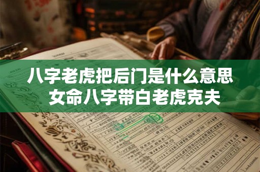 八字老虎把后门是什么意思  女命八字带白老虎克夫