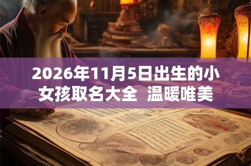 2026年11月5日出生的小女孩取名大全 温暖唯美 2026年11月5日出生的小女孩取名大全 温暖唯美