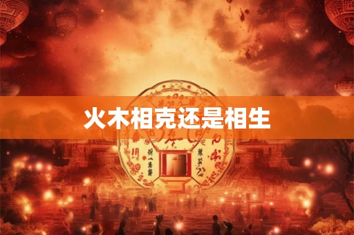 火木相克还是相生