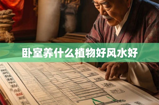 卧室养什么植物好风水好