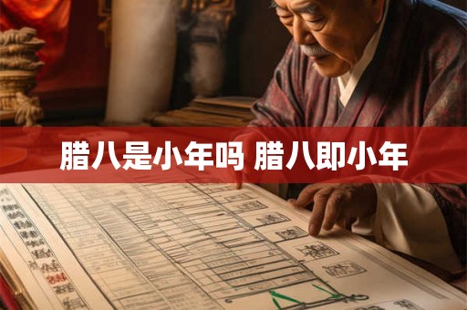 腊八是小年吗 腊八即小年