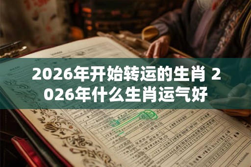 2026年开始转运的生肖 2026年什么生肖运气好