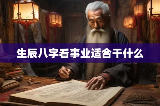 生辰八字看事业适合干什么