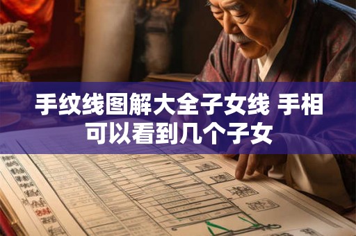 手纹线图解大全子女线 手相可以看到几个子女 手纹线图解大全子女线 手相可以看到几个子女