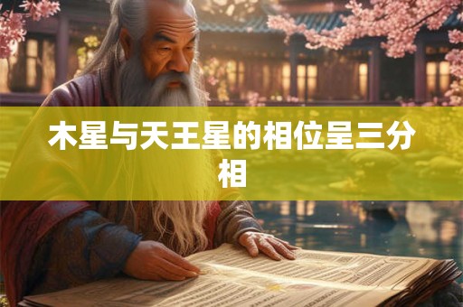 木星与天王星的相位呈三分相 木星与天王星的相位呈三分相