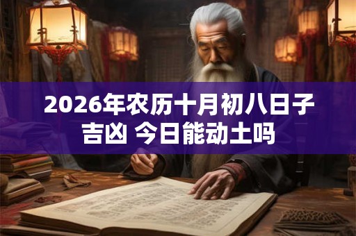 2026年农历十月初八日子吉凶 今日能动土吗