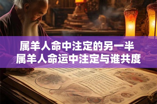 属羊人命中注定的另一半 属羊人命运中注定与谁共度一生