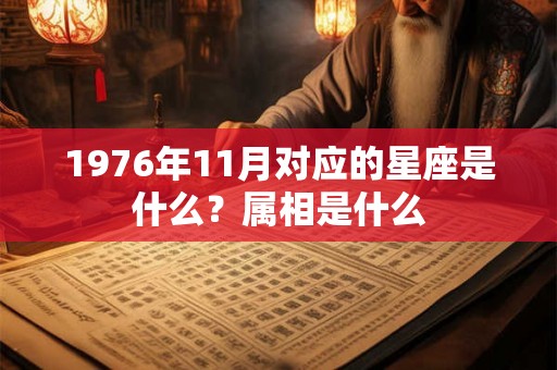 1976年11月对应的星座是什么?属相是什么 1976年11月对应的星座是什么?属相是什么