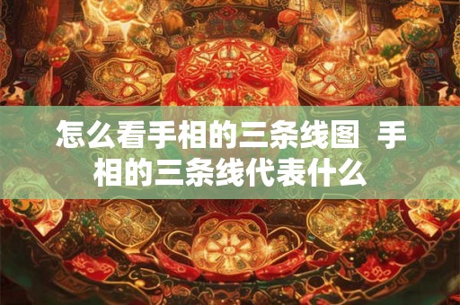 怎么看手相的三条线图  手相的三条线代表什么