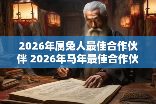 2026年属兔人最佳合作伙伴 2026年马年最佳合作伙伴是谁 2026年属兔人最佳合作伙伴 2026年马年最佳合作伙伴是谁