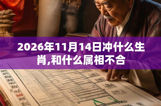 2026年11月14日冲什么生肖,和什么属相不合
