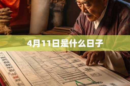 4月11日是什么日子
