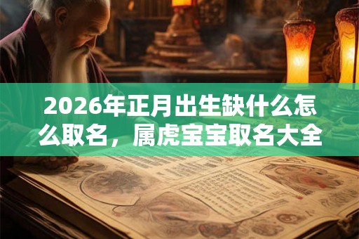 2026年正月出生缺什么怎么取名，属虎宝宝取名大全
