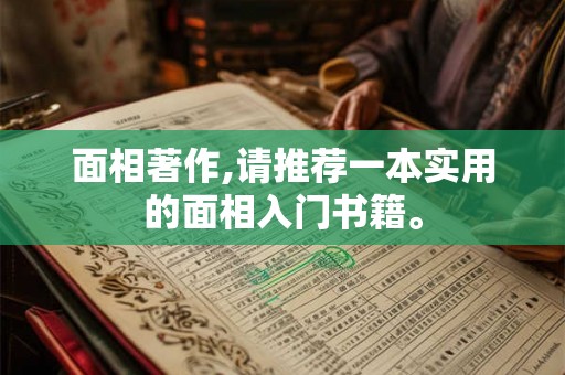 面相著作,请推荐一本实用的面相入门书籍。