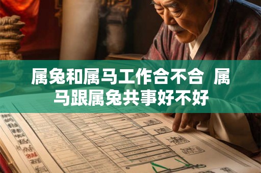 属兔和属马工作合不合  属马跟属兔共事好不好