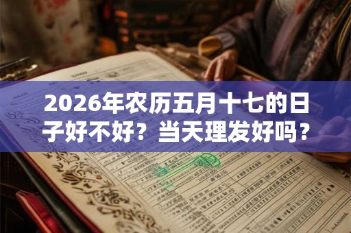 2026年农历五月十七的日子好不好？当天理发好吗？