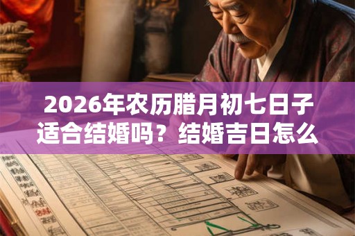 2026年农历腊月初七日子适合结婚吗？结婚吉日怎么选择？