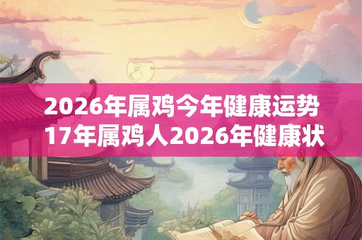 2026年属鸡今年健康运势 17年属鸡人2026年健康状况