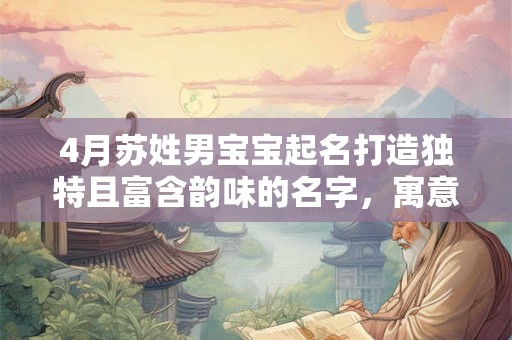 4月苏姓男宝宝起名打造独特且富含韵味的名字，寓意深远