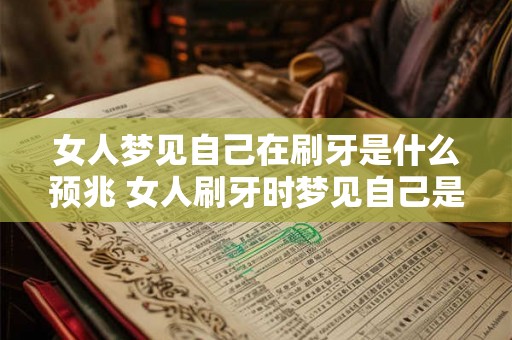 女人梦见自己在刷牙是什么预兆 女人刷牙时梦见自己是什么预兆 女人梦见自己在刷牙是什么预兆 女人刷牙时梦见自己是什么预兆
